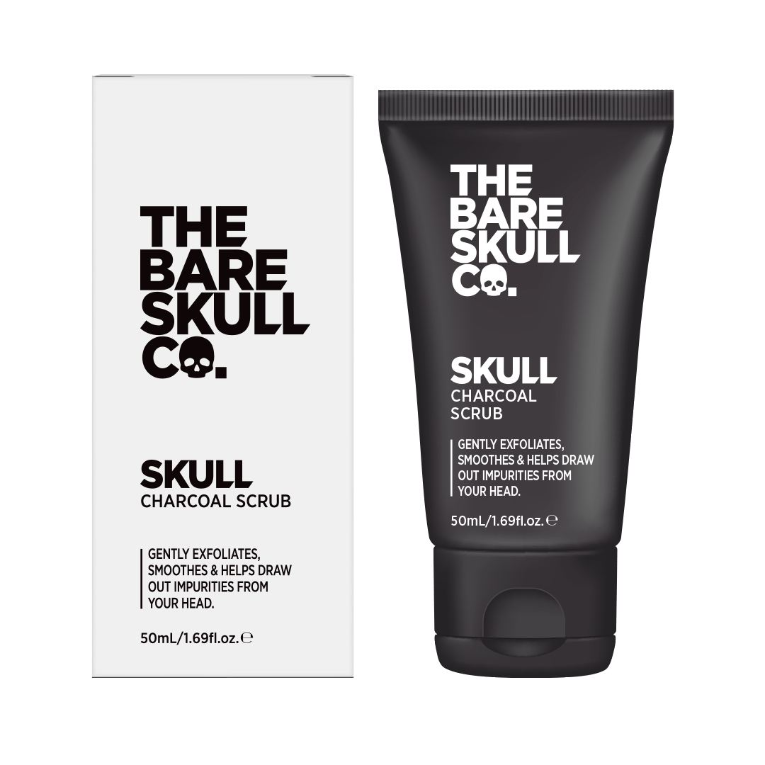 Skull Charcoal Scrub - The Bare Skull Co.