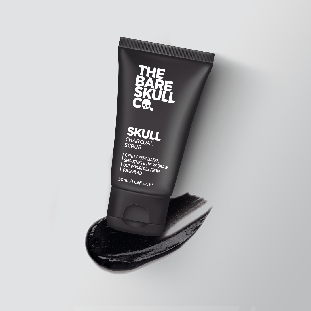 Skull Charcoal Scrub - The Bare Skull Co.