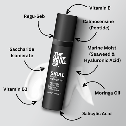 Skull Matte Moisturiser - The Bare Skull Co.